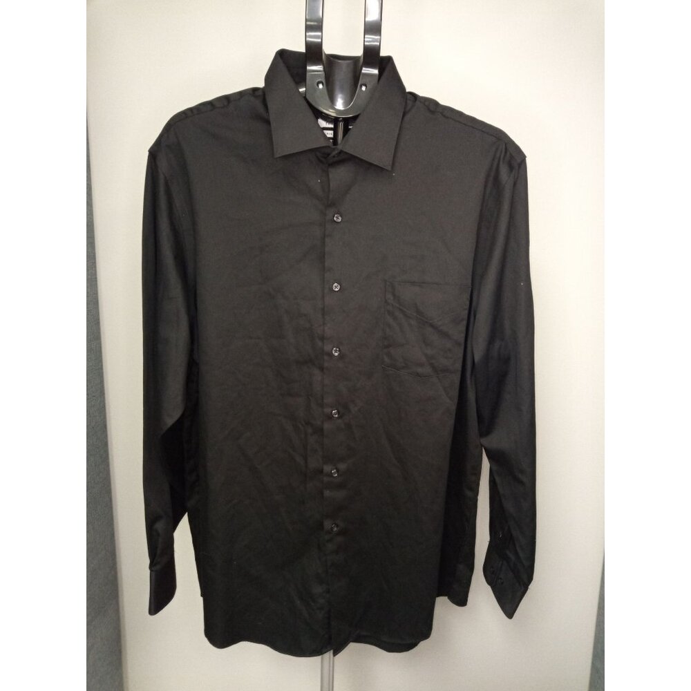 Van Heusen Men's Black Dress Shirt Size 34/35